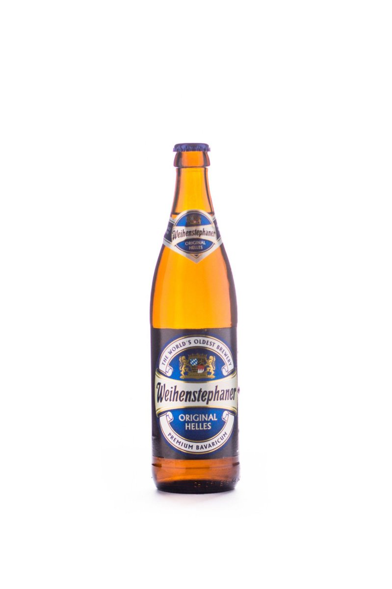 Пиво Вайнштефан Оригинал Хеллес, светлое, фильтрованное, 0.5л